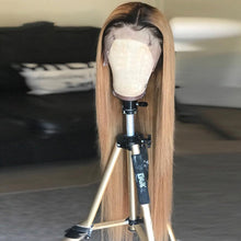 Load image into Gallery viewer, Brazilian Lace Front Wig 4 * 4 Straight Lace Closure Wig Human Hair Wigs
