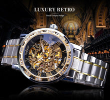 Load image into Gallery viewer, WINNER™ Top Brand Luxury Male Mechanical Skeleton Wrist Watch
