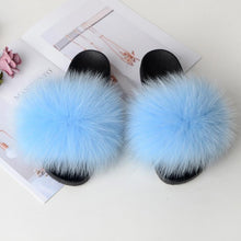 Load image into Gallery viewer, (BUY 2 FREE SHIPPING&amp;GET 10%OFF) Faux Fur Luxury Slides Slippers
