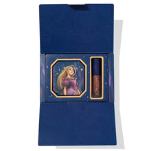 Load image into Gallery viewer, ColourPop Disney I See The Light Rapunzel's Signature Makeup Kit including Flynn Lux Liquid Lip and Floating Lights Blush Compact Packaging
