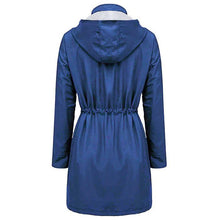 Load image into Gallery viewer, （FREE SHIPPING NOW）Women Waterproof Hood Lightweight Drawstring Long Jackets
