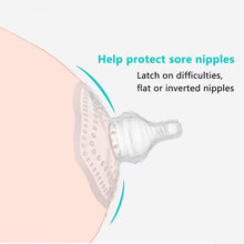 Load image into Gallery viewer, BREASTFEEDING SILICONE NIPPLE PROTECTOR
