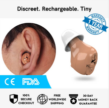 Load image into Gallery viewer, Rechargeable Invisible Hearing Aid
