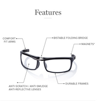 Load image into Gallery viewer, Convenient wrist-mounted reading glasses
