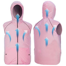 Load image into Gallery viewer, Summer Men Women Fan Cooling Vest/Air Conditioning Cool Coat -Outdoor Sun Protection Jacket USB Charing
