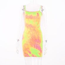 Load image into Gallery viewer, (🎉Buy More Save More🎉)Women's Rainbow Tie-Dye Suspender Skirt
