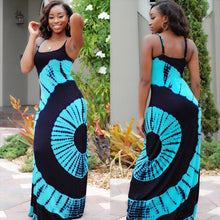 Load image into Gallery viewer, Print suspender long Dress【BUY 2 FREE SHIPPING】
