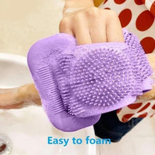 Load image into Gallery viewer, Silicone bath towel
