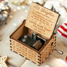 Load image into Gallery viewer, Mom To Daughter - You Are Loved More Than You Know - Engraved Music Box
