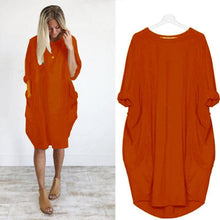 Load image into Gallery viewer, (🔥UP To 50% OFF)Women Casual Loose Dress with Pocket
