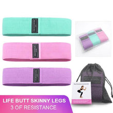 Load image into Gallery viewer, Upgraded Anti-slip Resistance Bands Legs Butt Exercise Bands(Set 3)
