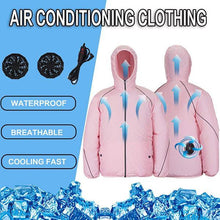 Load image into Gallery viewer, Summer Men Women Fan Cooling Vest/Air Conditioning Cool Coat -Outdoor Sun Protection Jacket USB Charing
