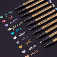 Load image into Gallery viewer, Metallic Paint Marker Pens
