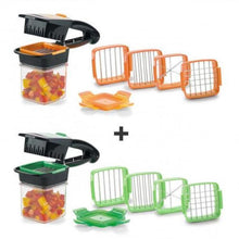 Load image into Gallery viewer, Rapid Fruit Vegetable Kitchen Mandoline Dicer Set with 200ml Container
