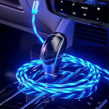 Load image into Gallery viewer, Glowing LED Magnetic 3 in 1 USB Charging Cable
