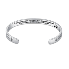 Load image into Gallery viewer, (Buy 2 Get 1 Free)"Remember...You Are and Straighten Your Crown" Adjustable Bracelet
