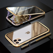 Load image into Gallery viewer, 2020 Upgraded Two Side Tempered Glass Magnetic Adsorption Phone Case for iPhone 11 11Pro 11Pro Max~~
