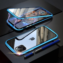 Load image into Gallery viewer, 2020 Upgraded Two Side Tempered Glass Magnetic Adsorption Phone Case for iPhone 11 11Pro 11Pro Max~~
