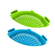 Load image into Gallery viewer, Hands-free Clip On Kitchen Food Strainer for Pot Bowl Pan
