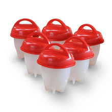 Load image into Gallery viewer, Nonstick Silicone Egg Cooking Cups Hard Boiled Egg without Shell
