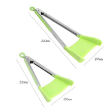 Load image into Gallery viewer, BREEZYLIVE 2 in 1 Non-stick Kitchen Spatula Tong for Cooking BBQ
