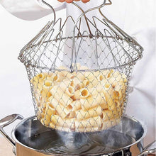 Load image into Gallery viewer, Magical Foldable Stainless Steel Kitchen Basket
