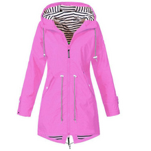 Load image into Gallery viewer, WATERPROOF WIND JACKET SOLID COLOR OUTDOOR HOODED OUTWEAR
