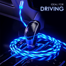 Load image into Gallery viewer, Glowing LED Magnetic 3 in 1 USB Charging Cable
