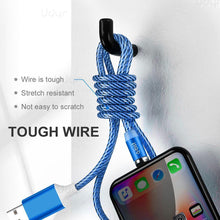 Load image into Gallery viewer, Glowing LED Magnetic 3 in 1 USB Charging Cable
