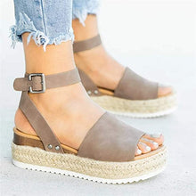 Load image into Gallery viewer, Women Platform Plus Size Sandals
