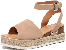 Load image into Gallery viewer, Women Platform Plus Size Sandals
