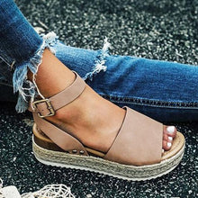 Load image into Gallery viewer, Women Sandals Plus Size Wedges Shoes For Women High Heels Sandals Summer Shoes 2019 Flip Flop Chaussures Femme Platform Sandals
