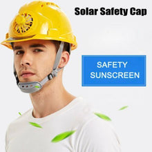 Load image into Gallery viewer, Solar-Powered Fan Cooling Safety Helmet
